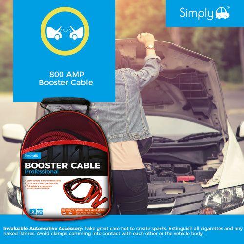 800 AMP 5m Professional Car Jump Leads Cables Heavy Duty Battery Starter Booster Van Truck