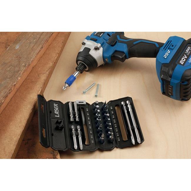 Laser Portable Power Tool Bit Set 23pc 8424