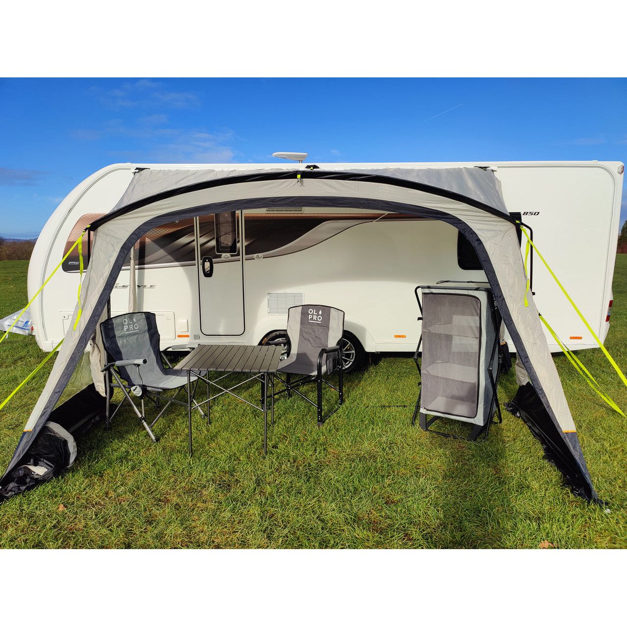 Olpro View Lite 390 - Caravan Awning ( Poled Awning )