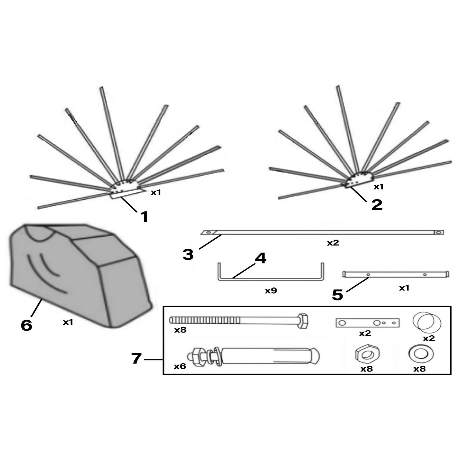 Sealey Side Support Upright (2-4) CCS01-V2-02-4
