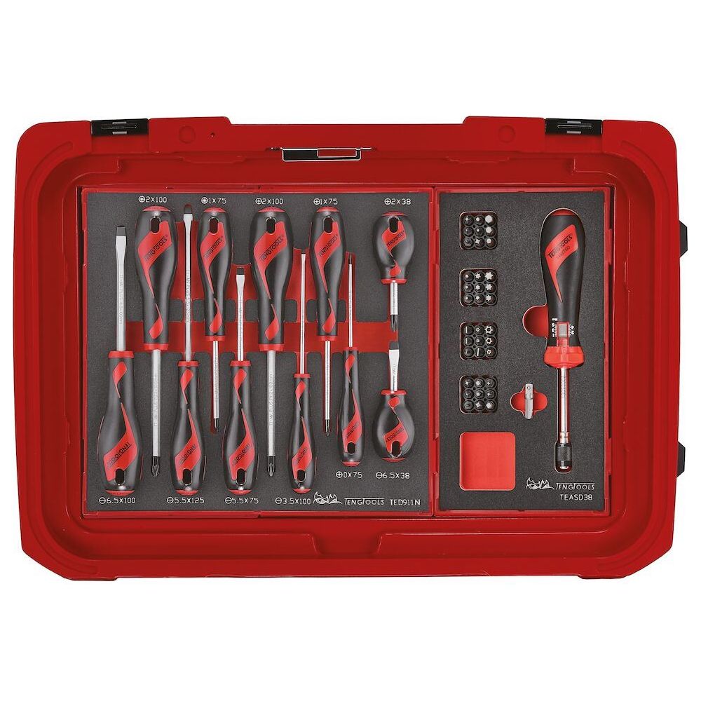Teng Tools MECCA PRO TC-9 FOAM Tool Kit 226 Pieces