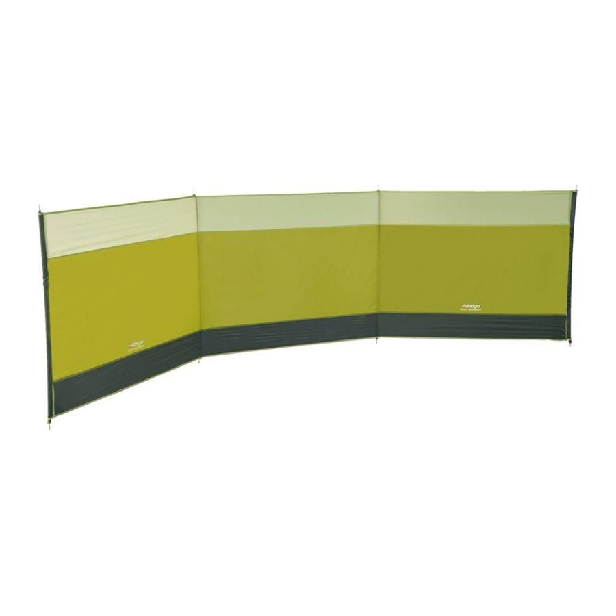 Vango Windbreak Windstop Steel Poled Green Blue Grey