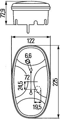 Hella Tail Light / Lamp 2VP 343 640-277