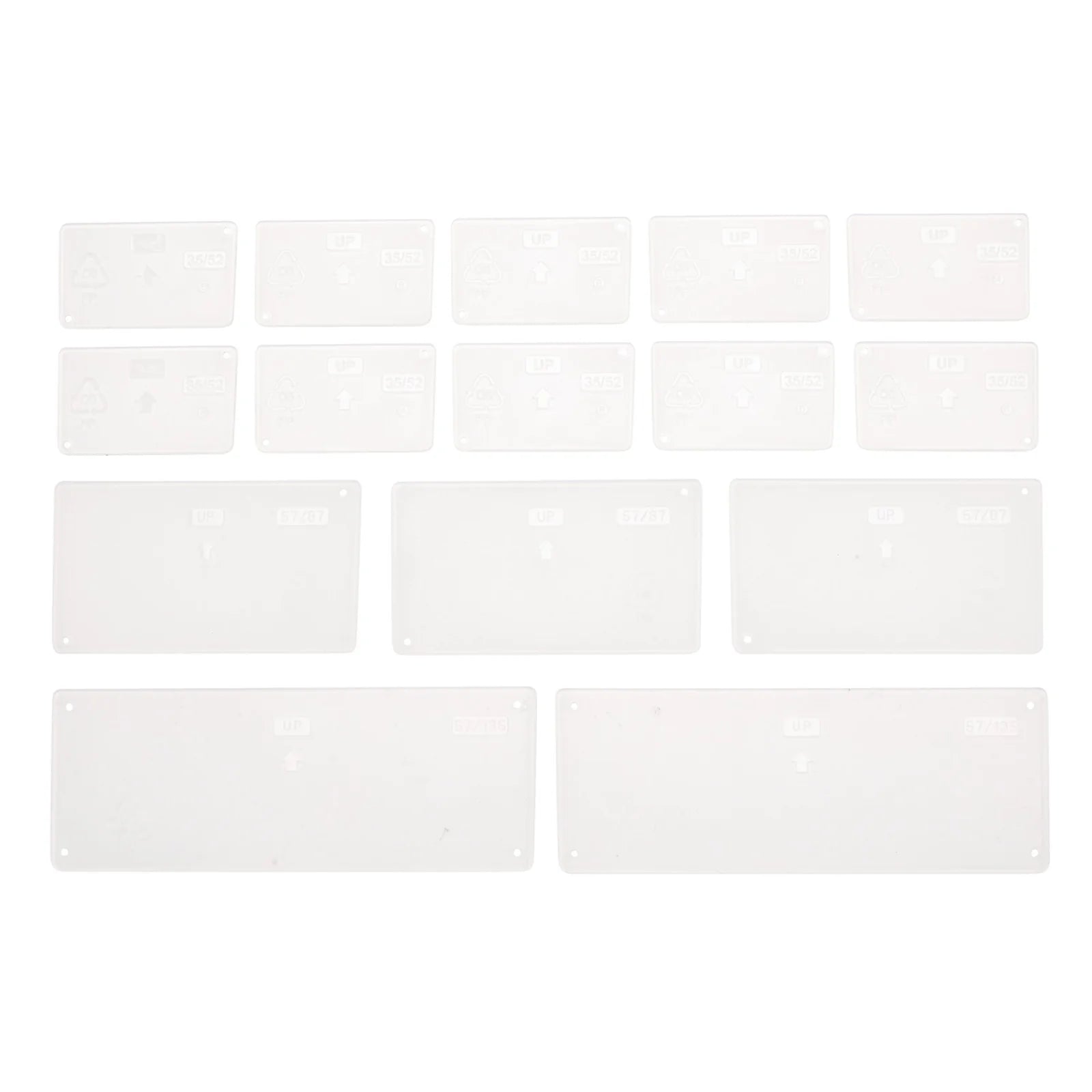 Draper Expert Assorted Plastic Draw Dividers (Pack of 16) - AQC 131681