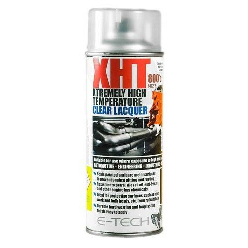 2X Clear Lacquer E-Tech 400ml Extremely High Temperature Paint XHT VHT Exhaust