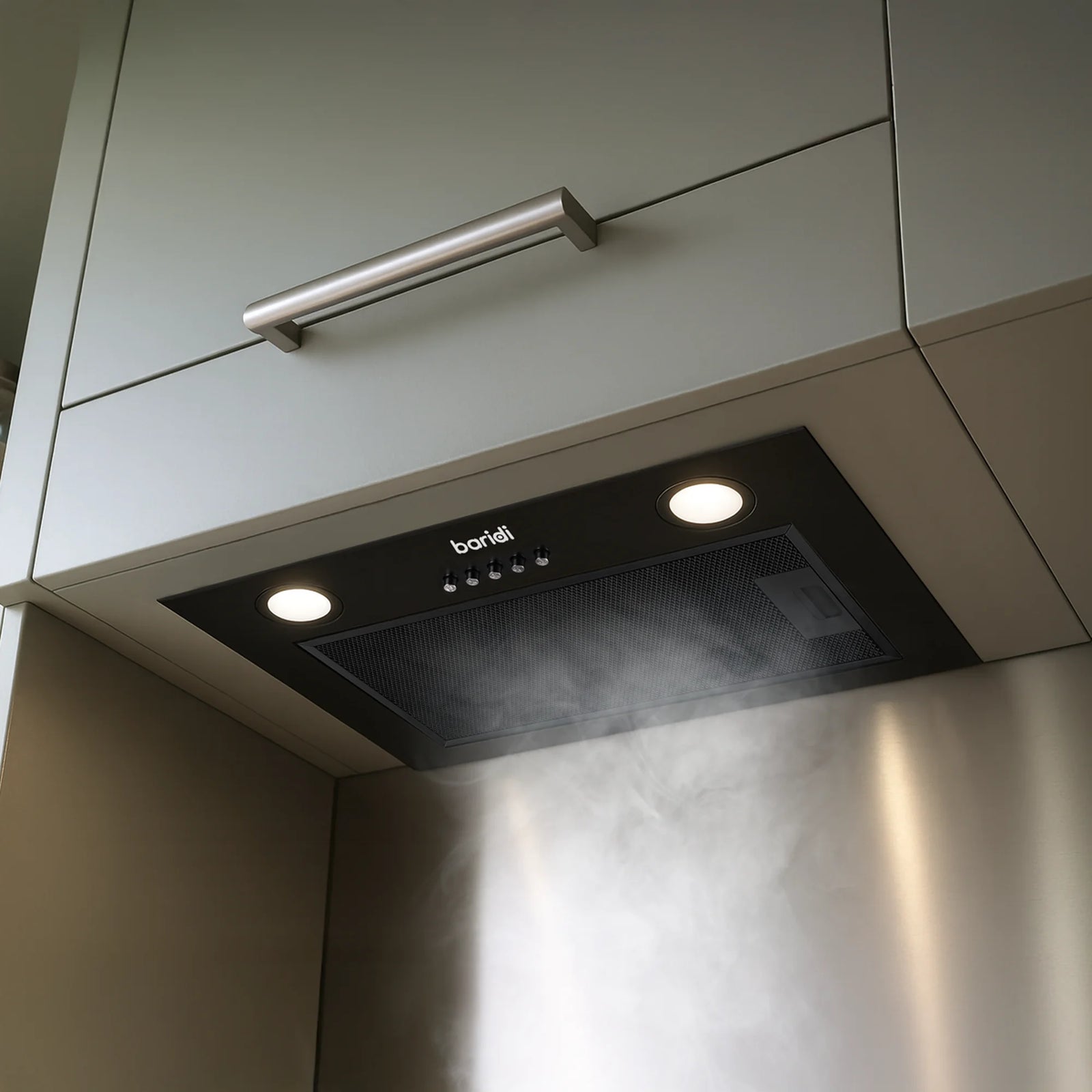 Baridi Cooker Hood DH285 52cm Wall Mounted Black