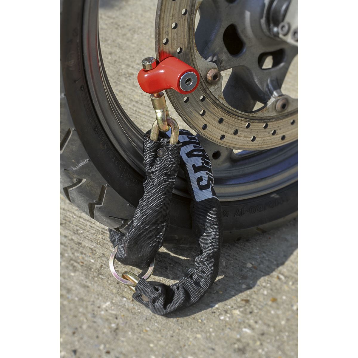 Sealey Motorcycle Disc Brake Lock 6mm