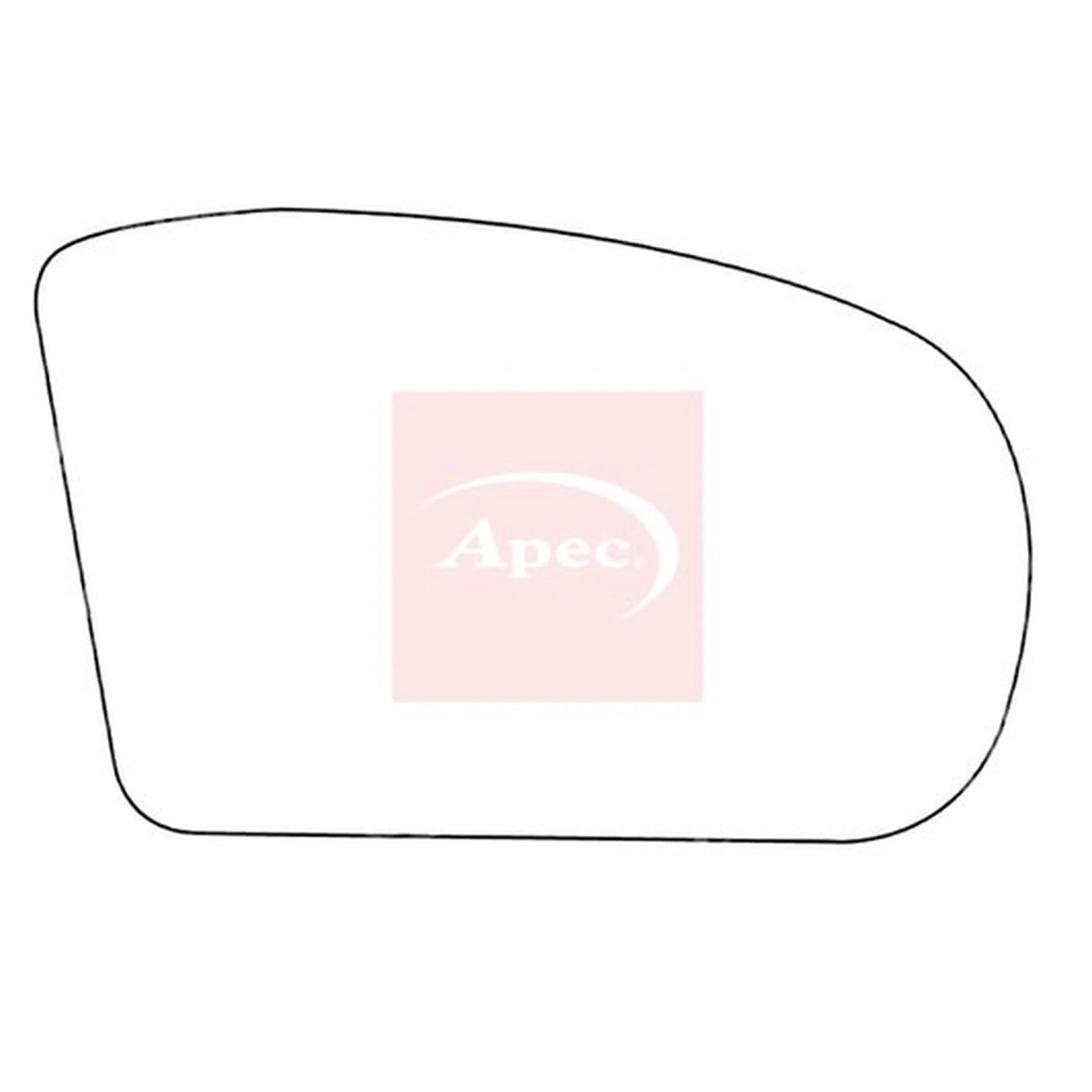 Apec Exterior Wing Mirror Glass Right AMS2244