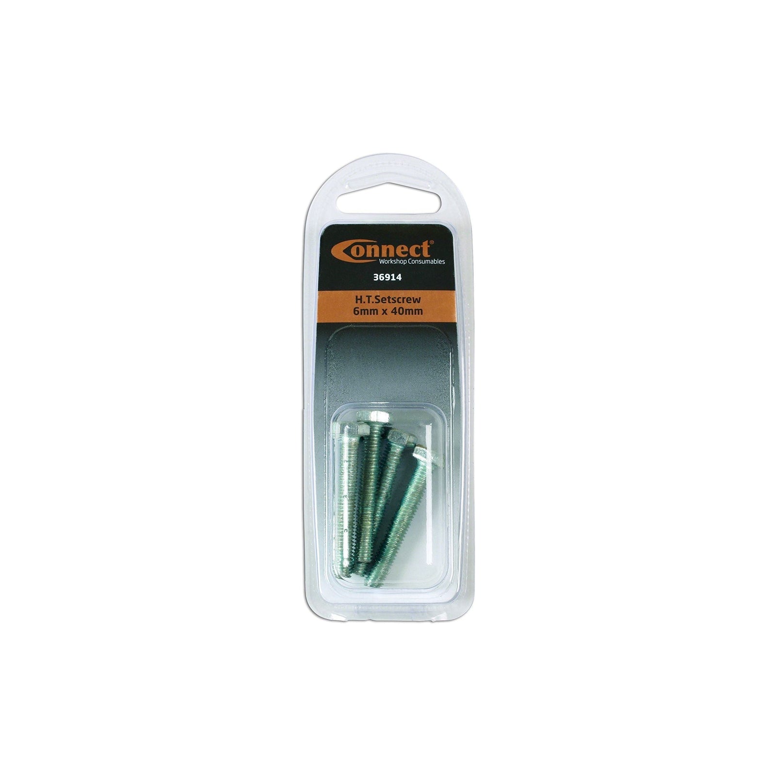 Connect Hi-Tensile Bolts M6 x 1.0 x 40mm 5pc 36914