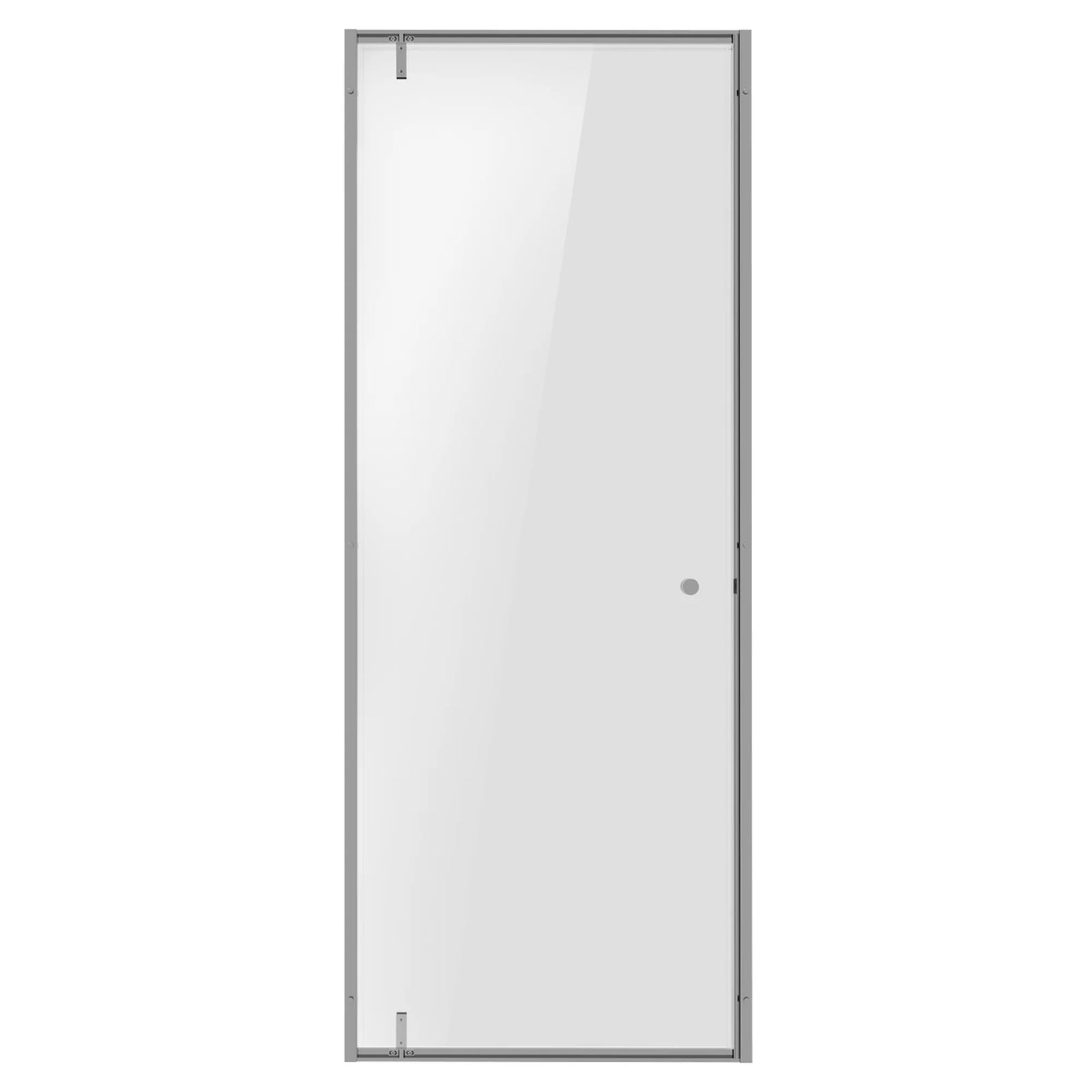 Baridi Hinged Shower Door 800 x 1850mm 6mm Tempered Glass
