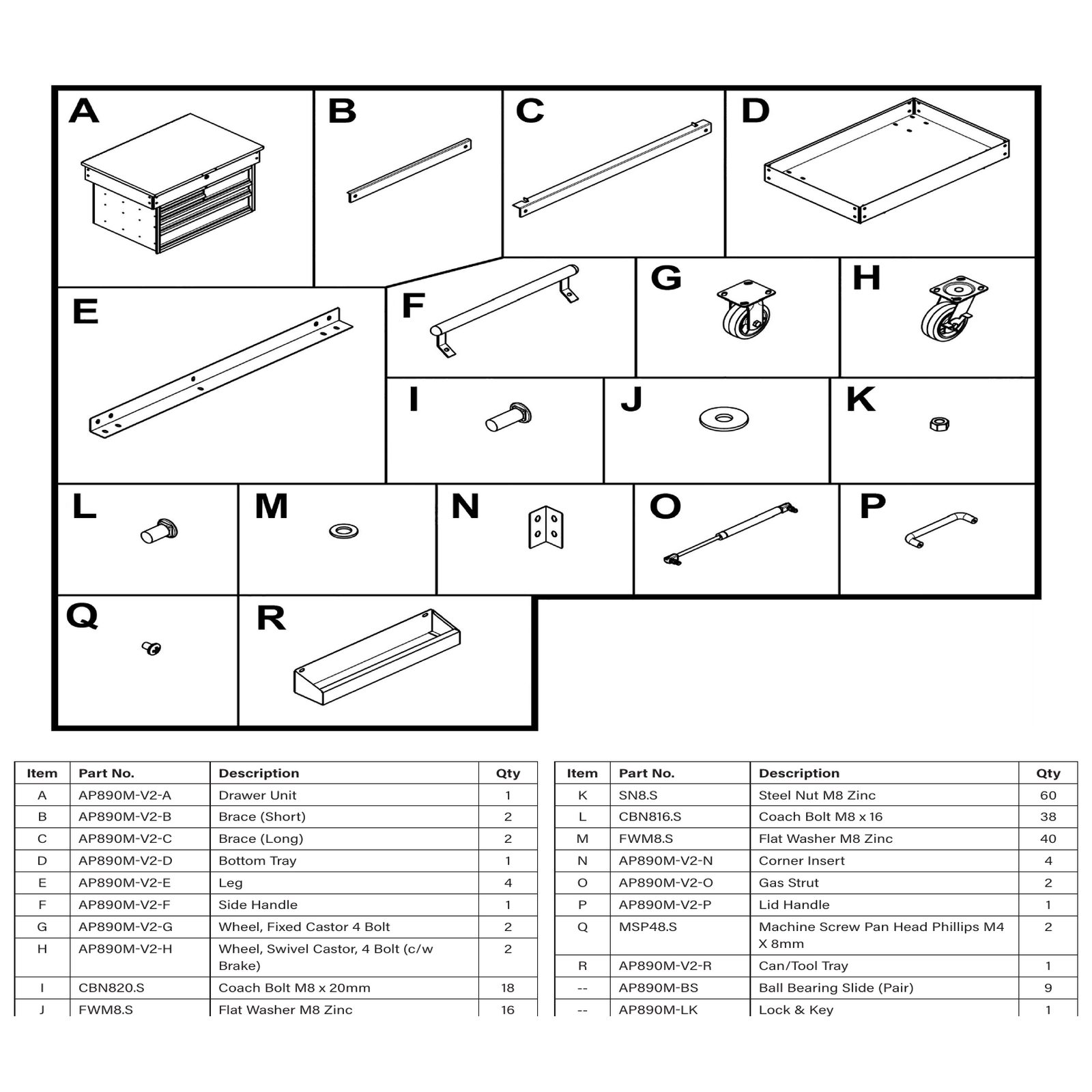 Sealey Flange nut serrated m8 zinc (single)