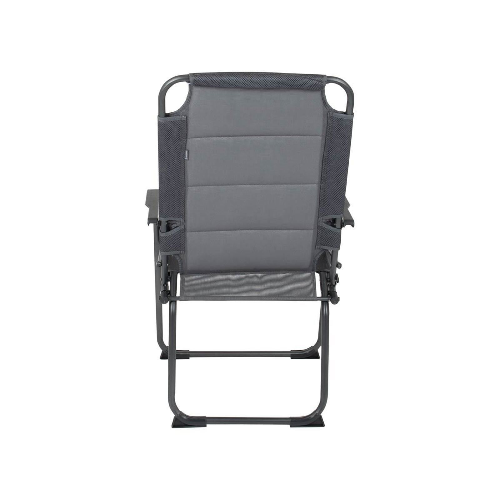 Bo-Camp Chair Copa Rio Air xl Padded Aluminium Grey