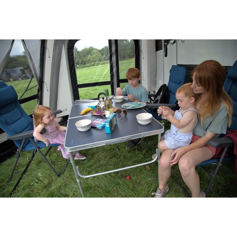 Vango Granite Duo 90 Height Adjustable Folding Camping Table