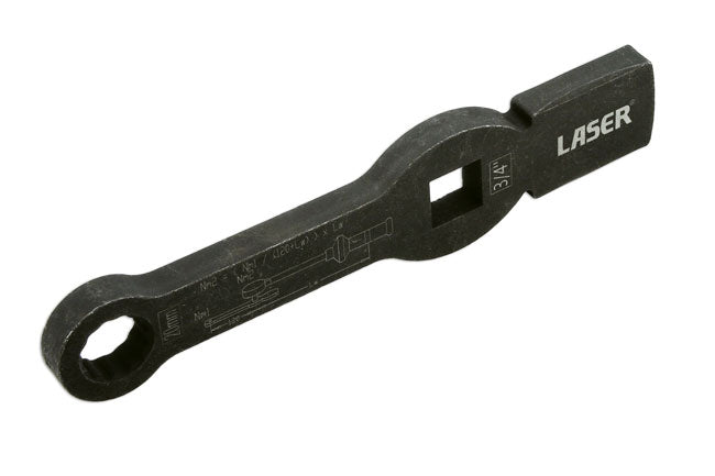 Laser HGV Brake Caliper Wrench - 20mm Bi-Hex