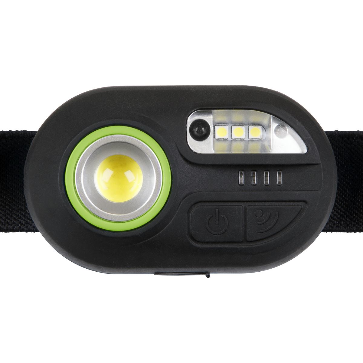 Sealey Rechargeable Headlight with Sensor 3W COB LED & 1W SMD LED
