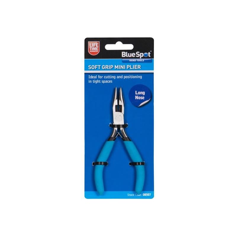 Bluespot Tools Soft Grip Mini Long Nose Pliers