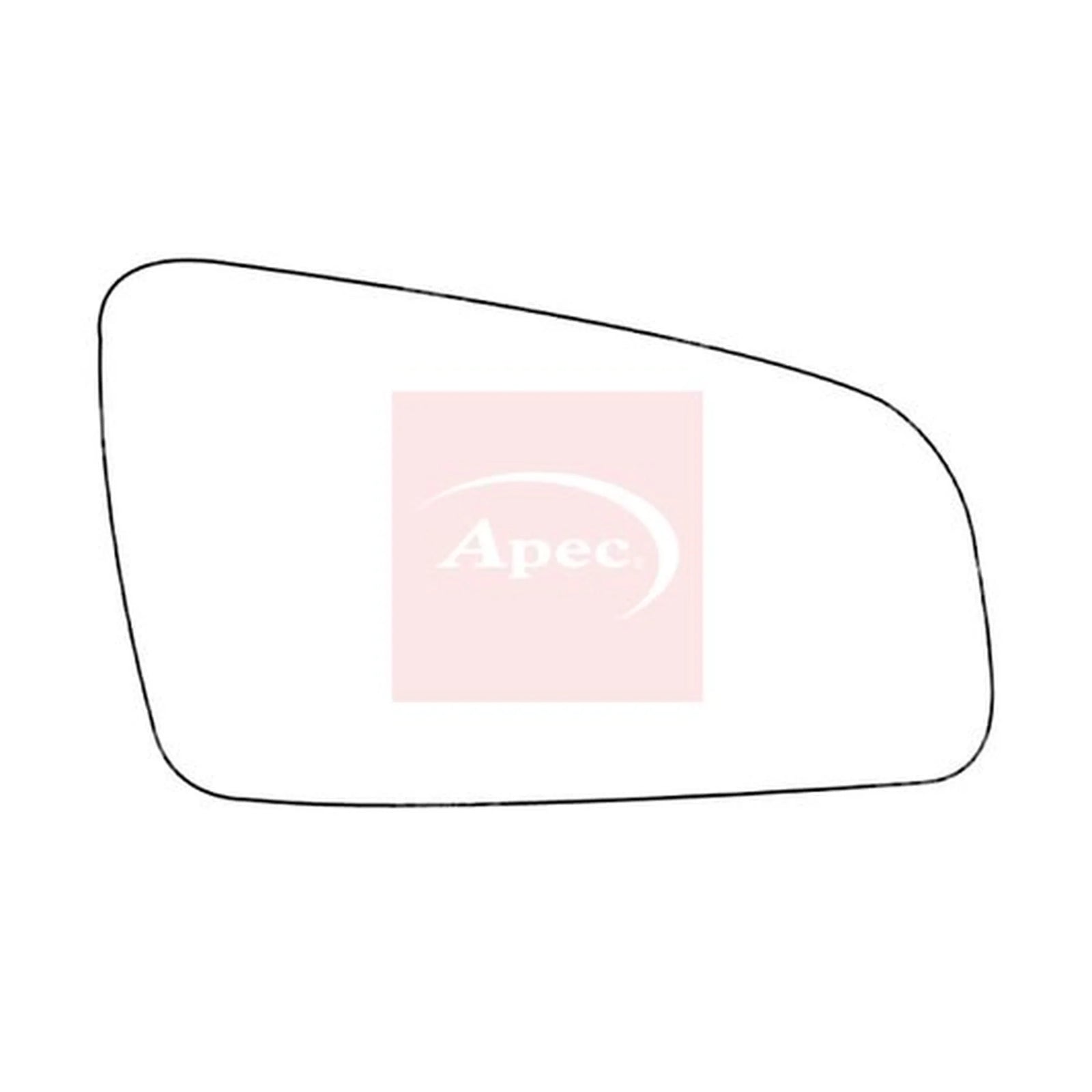 Apec Exterior Wing Mirror Glass Right AMS2160