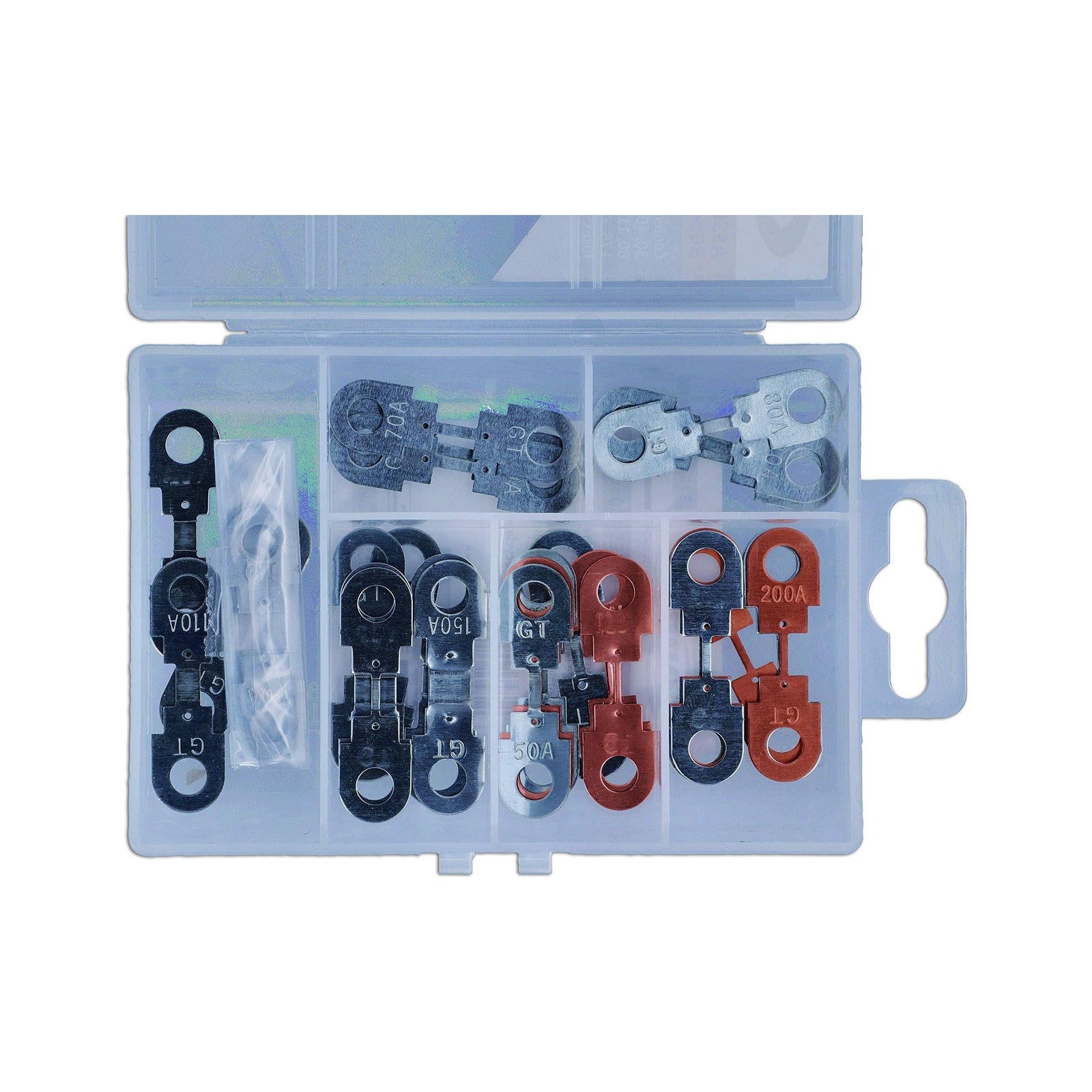 Connect Assorted Strip Fuses 30-200A Box 30pc 37644