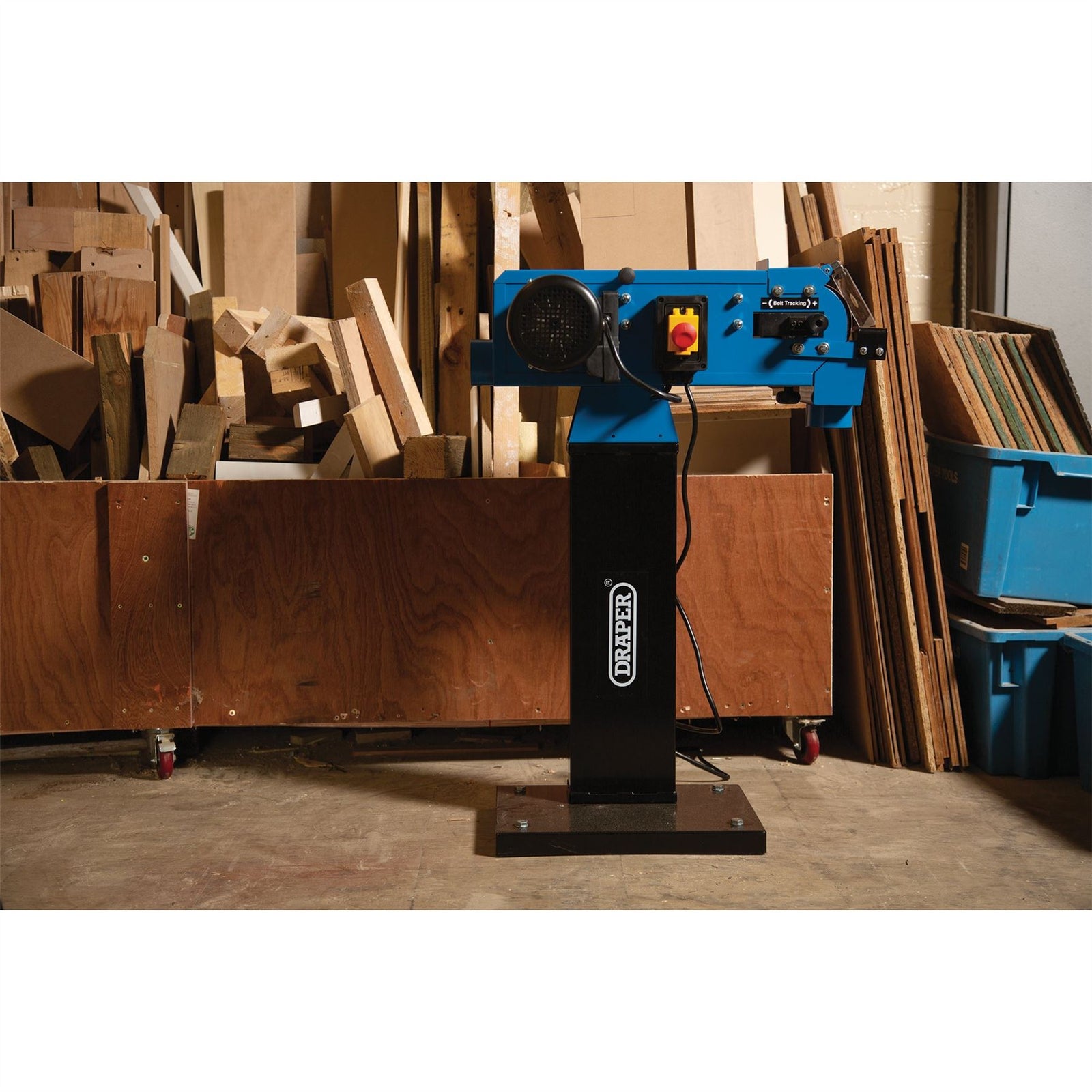Draper 230V Belt Linisher, 100mm, 1500W 98421