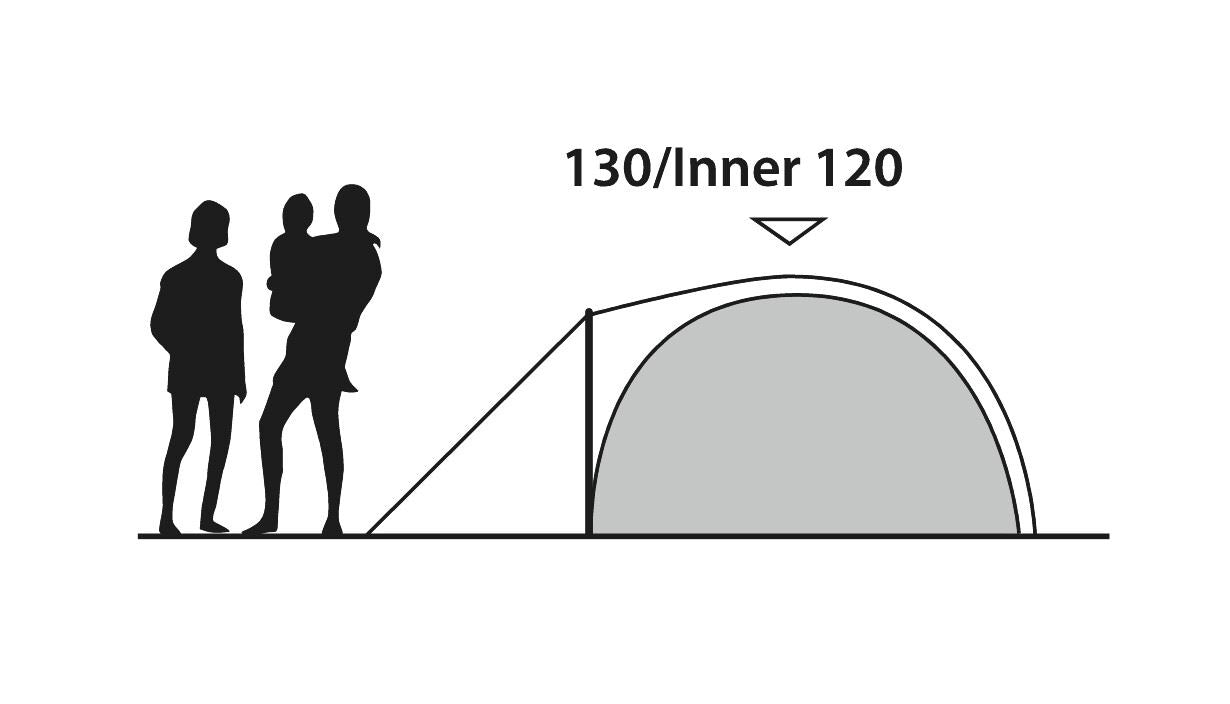 Outwell Cloud 3 Dome Tent 3 Berth