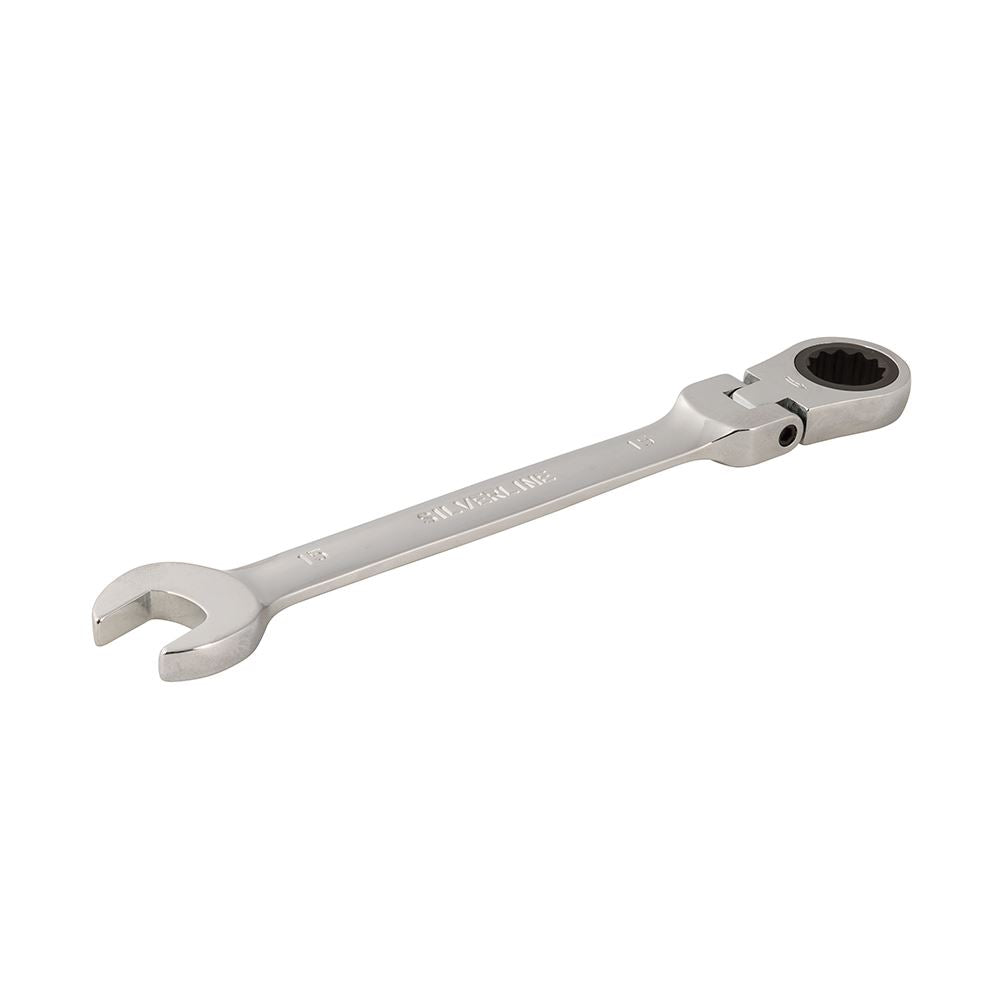 Silverline Flexible Head Ratchet Spanner 15mm