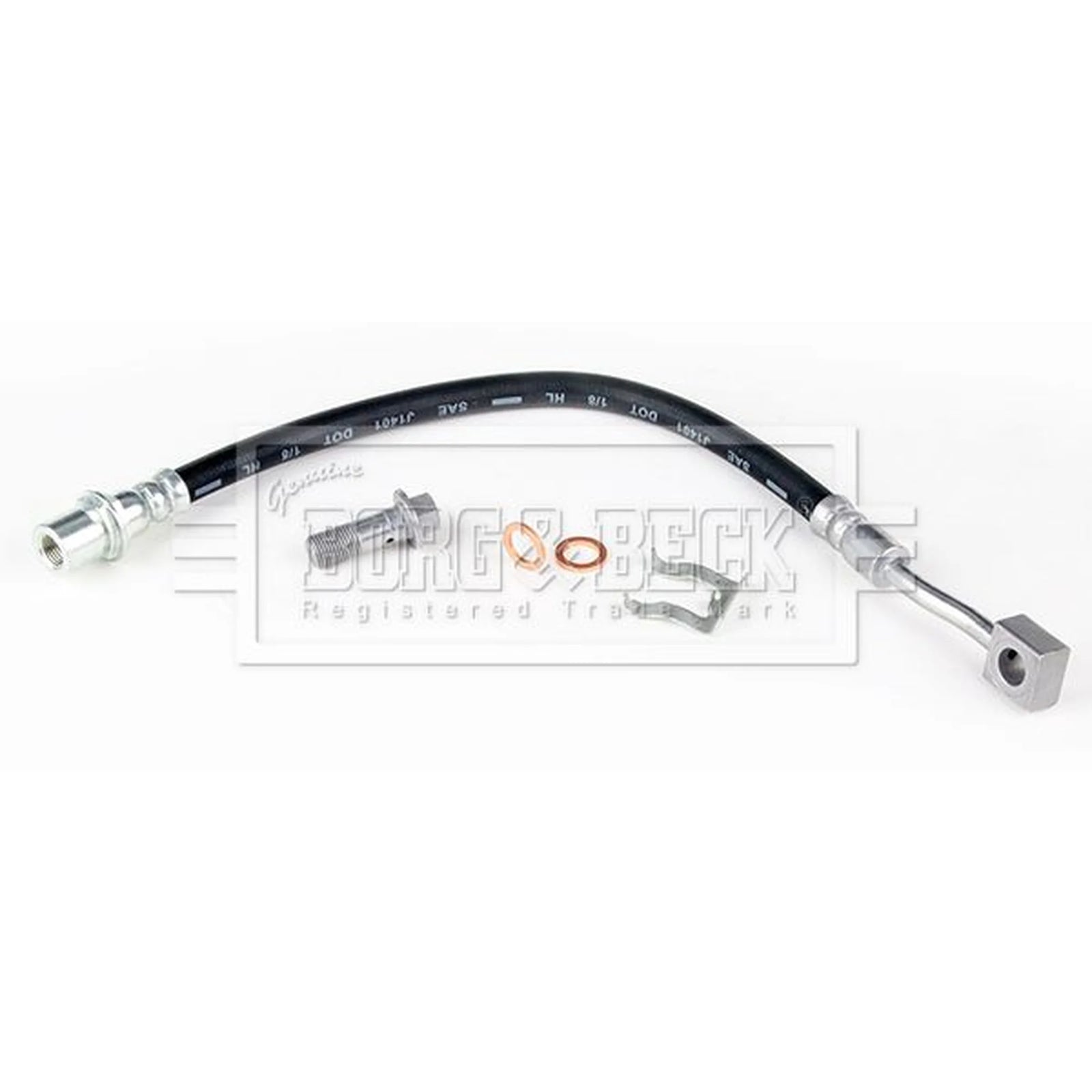 Borg & Beck Brake Hydraulic Hose Line Rear Right BBH9038