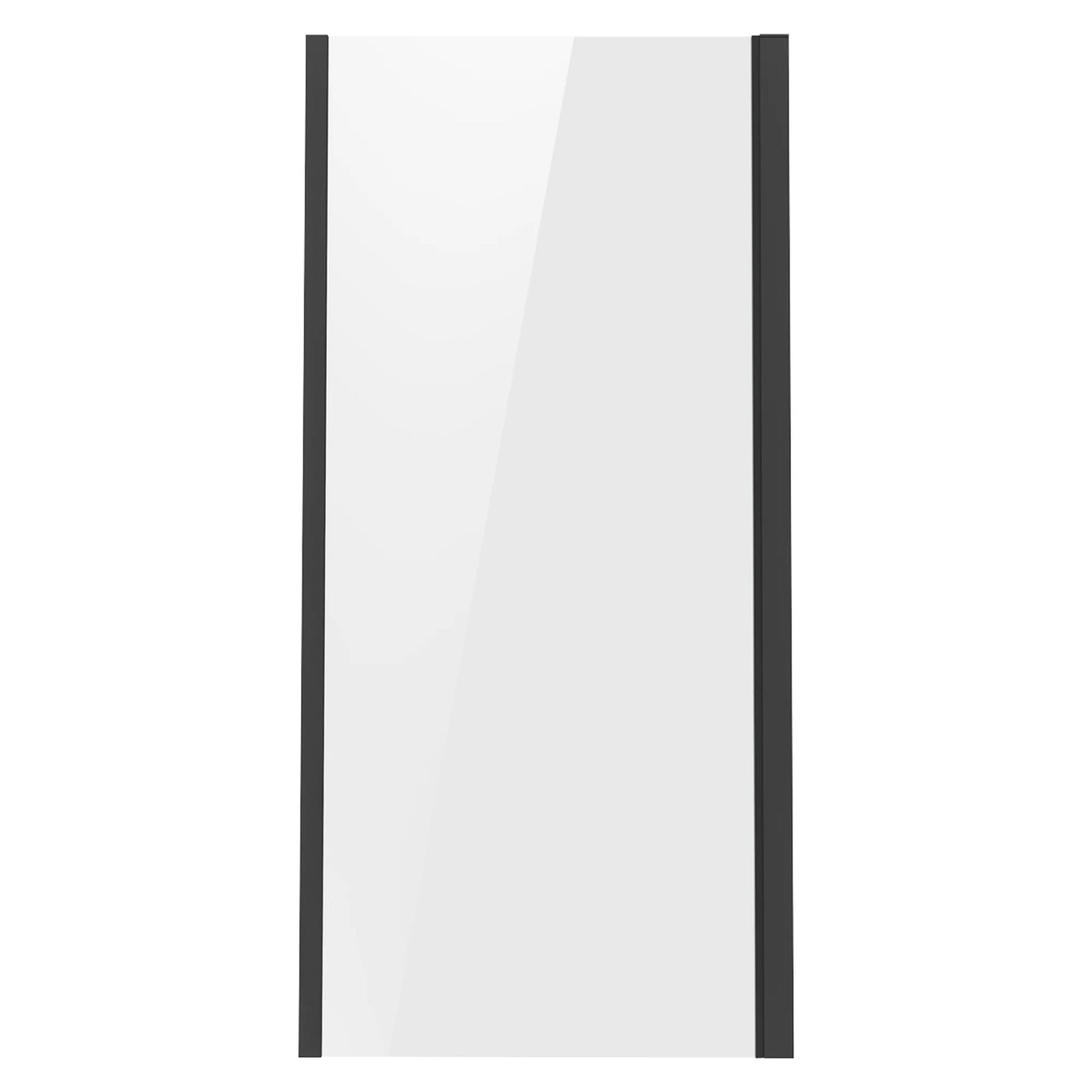 Baridi Side Panel 80x185cm 6mm Tempered Glass - Black