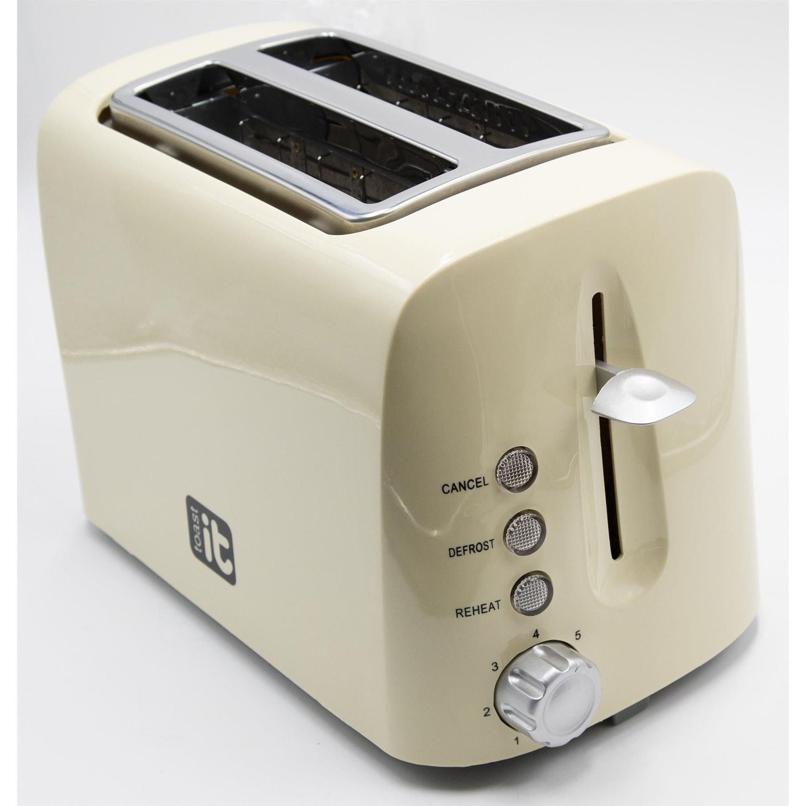 Toast It Cream 240V / 950W Low Wattage Toaster