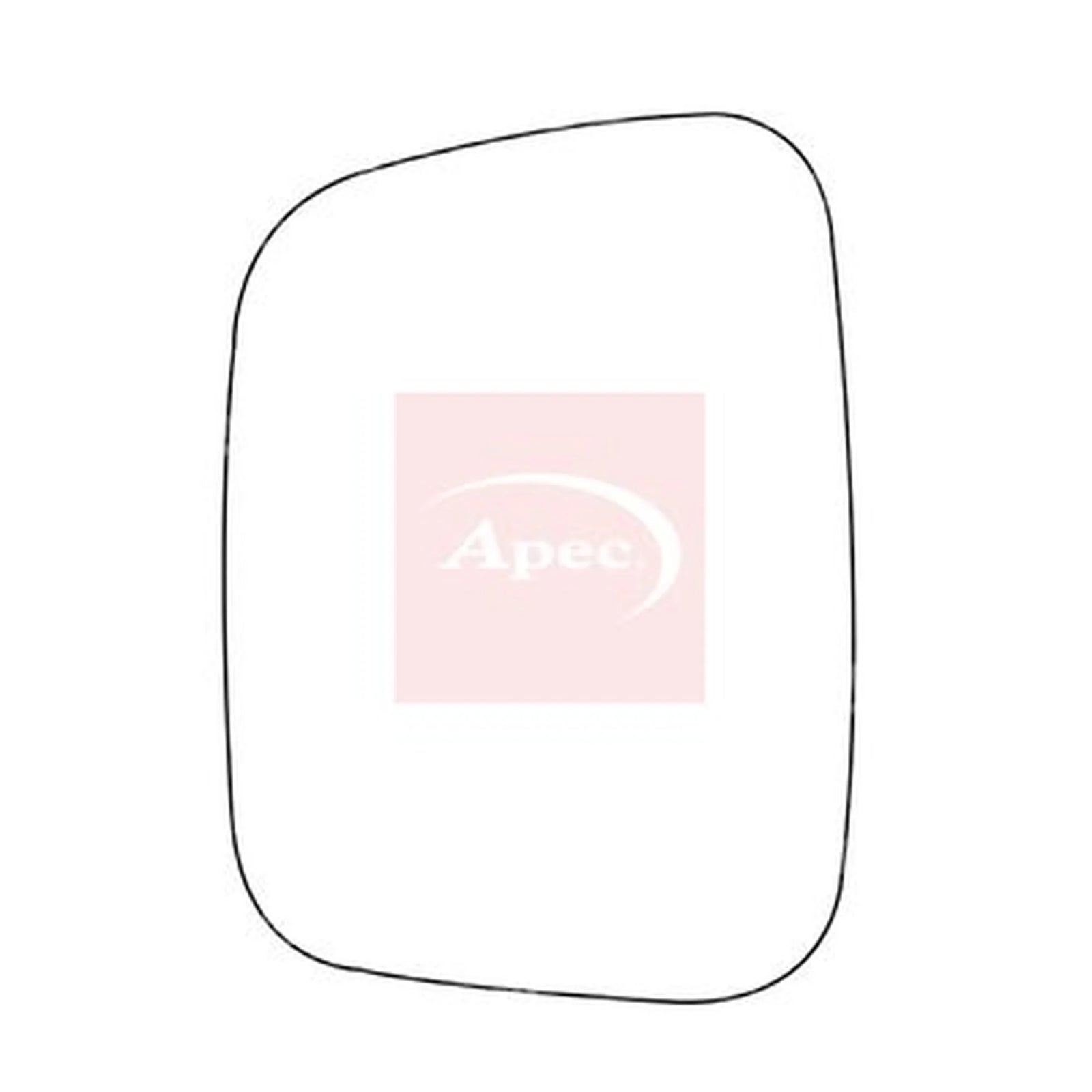 Apec Exterior Wing Mirror Glass Left AMS2043