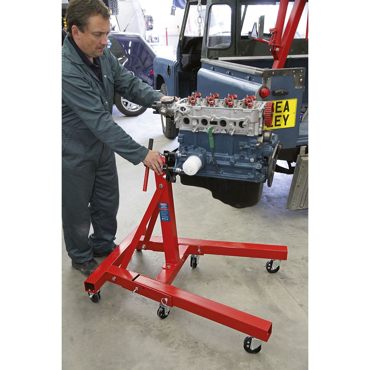 Sealey Folding Engine Stand 900kg ES900F