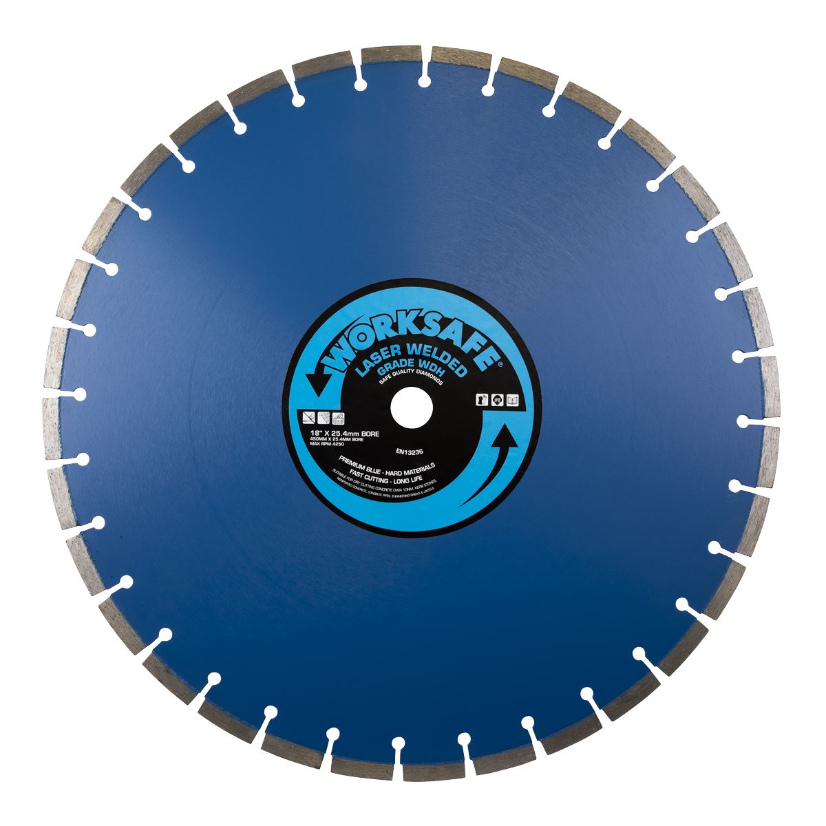 Sealey Premium Blue WDH Diamond Blade450 x 25mm WDH450