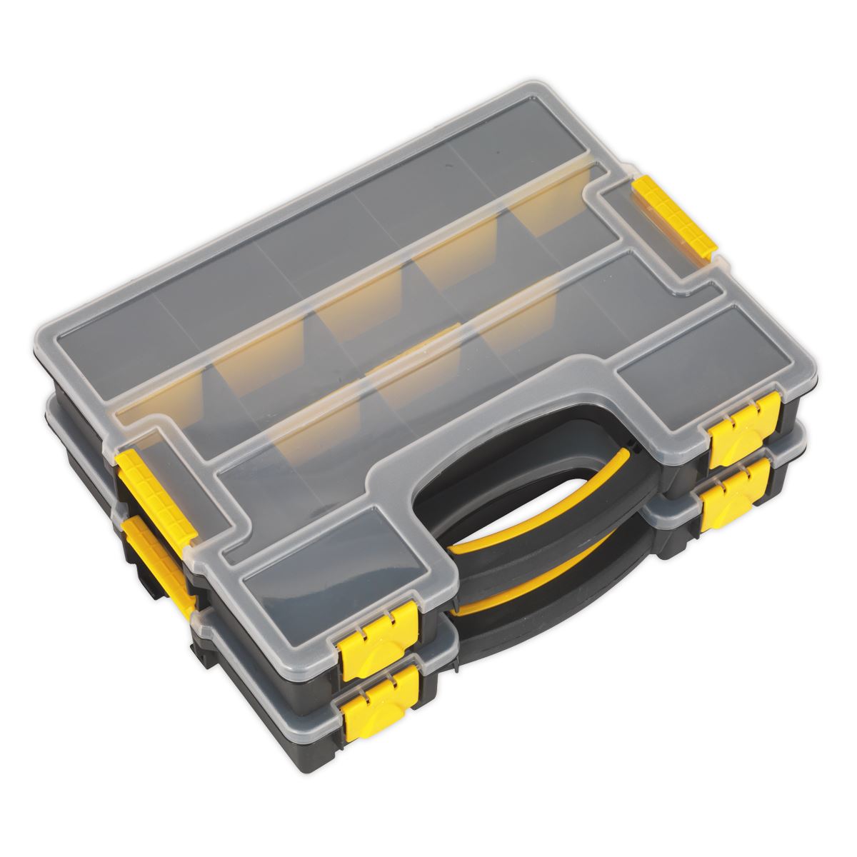 Sealey Tool Box Organiser Stackable Storage Case Parts Tray Fixings Toolbox