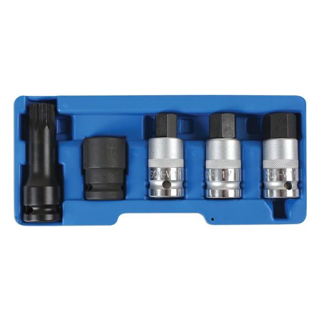 Laser Hub Nut Tool Kit 1/2"D 5pc 6411