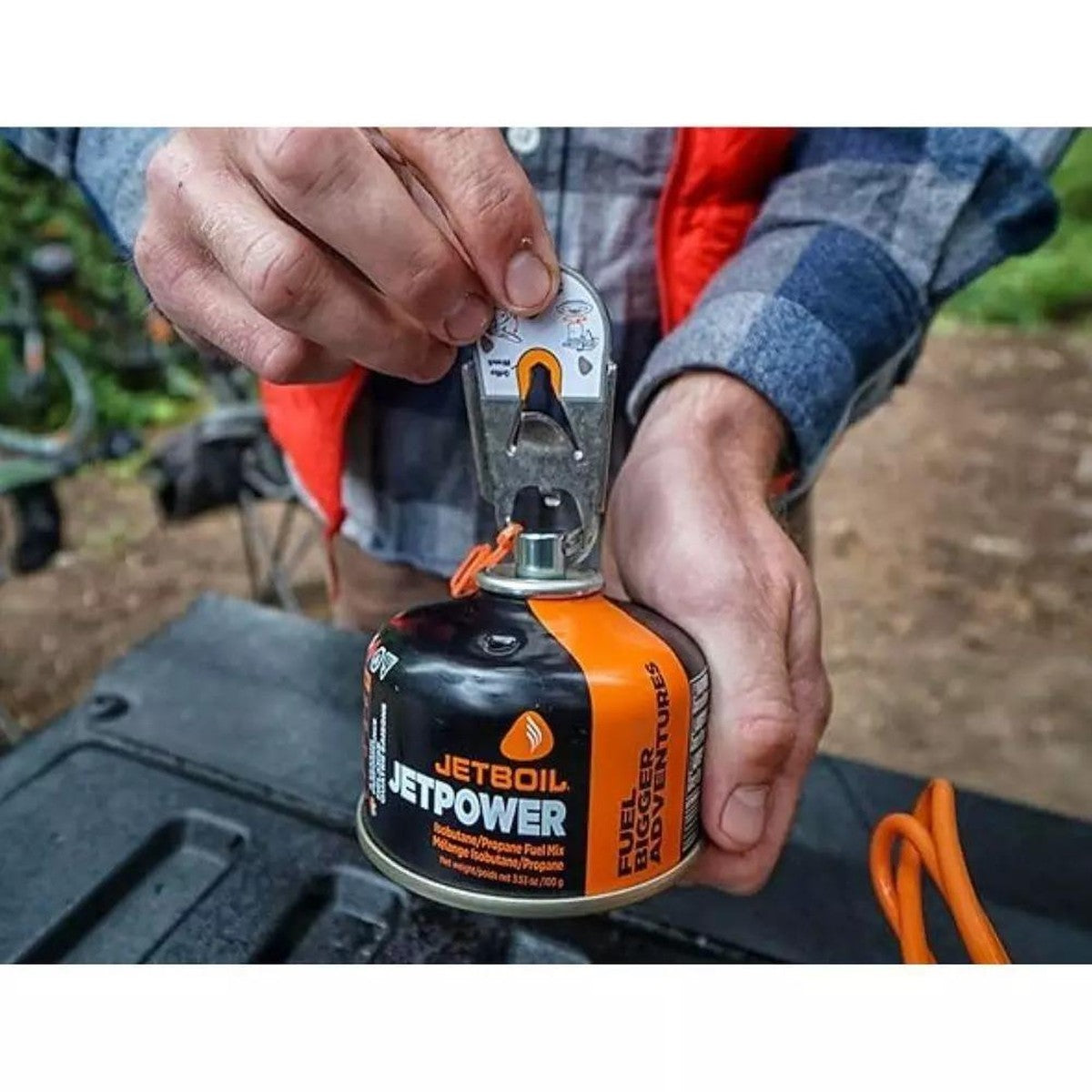 Jetboil CrunchIt Fuel Can Recycling Tool CRUNCH Steel