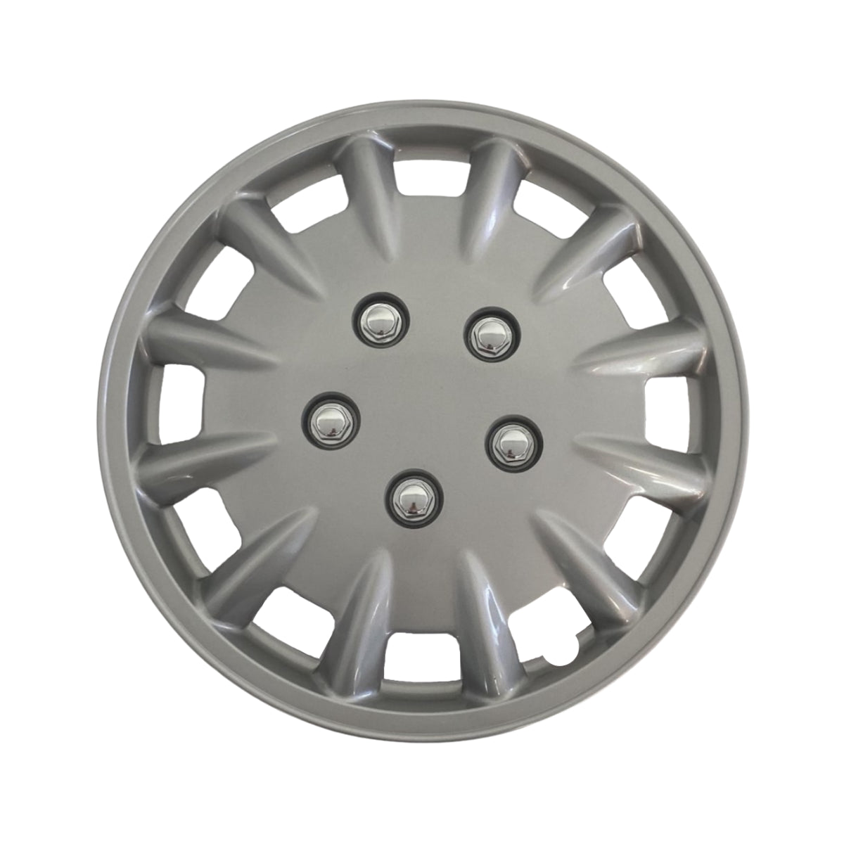 Milenco Silver Wheel Trims – 14" – Caravan Steel Wheels  – As Used by Bailey