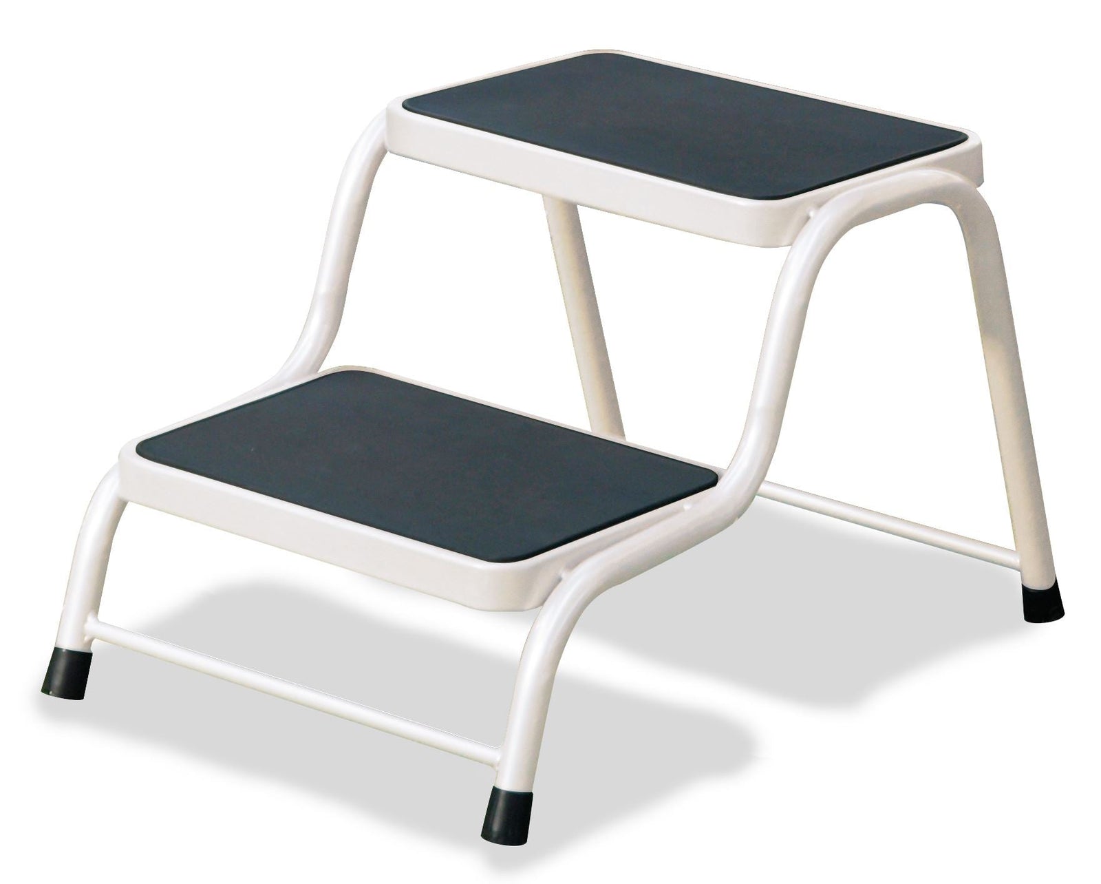 Double step in caravan white