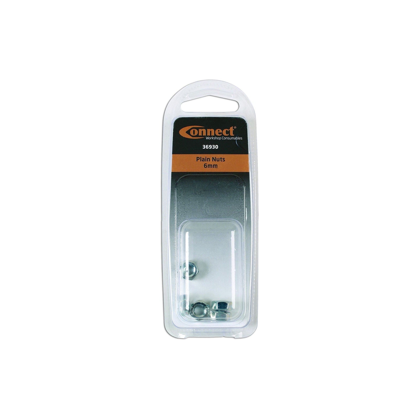 Tool Connection Plain Nuts Metric 6mm 5pc 36930
