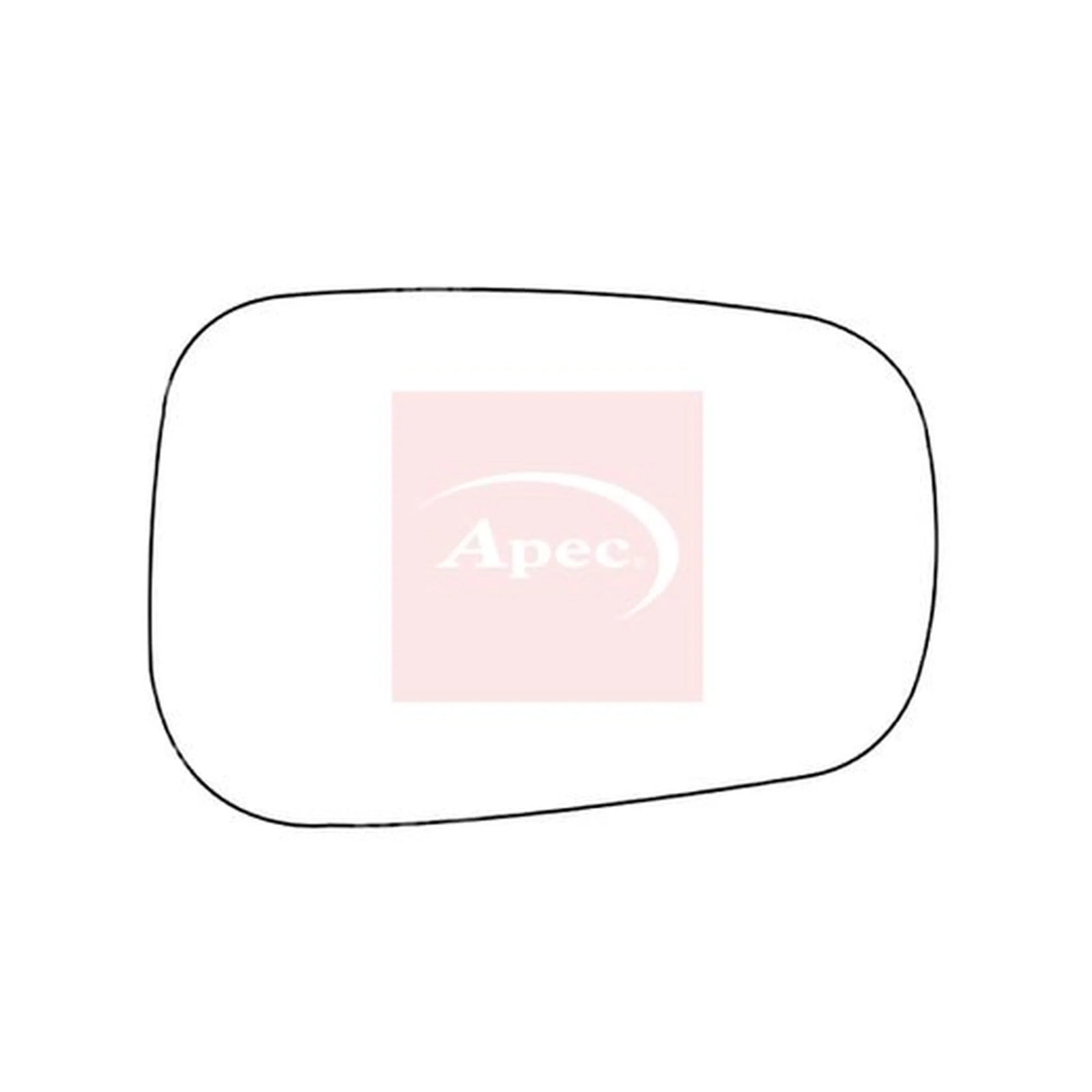 Apec Exterior Wing Mirror Glass Left AMS2721