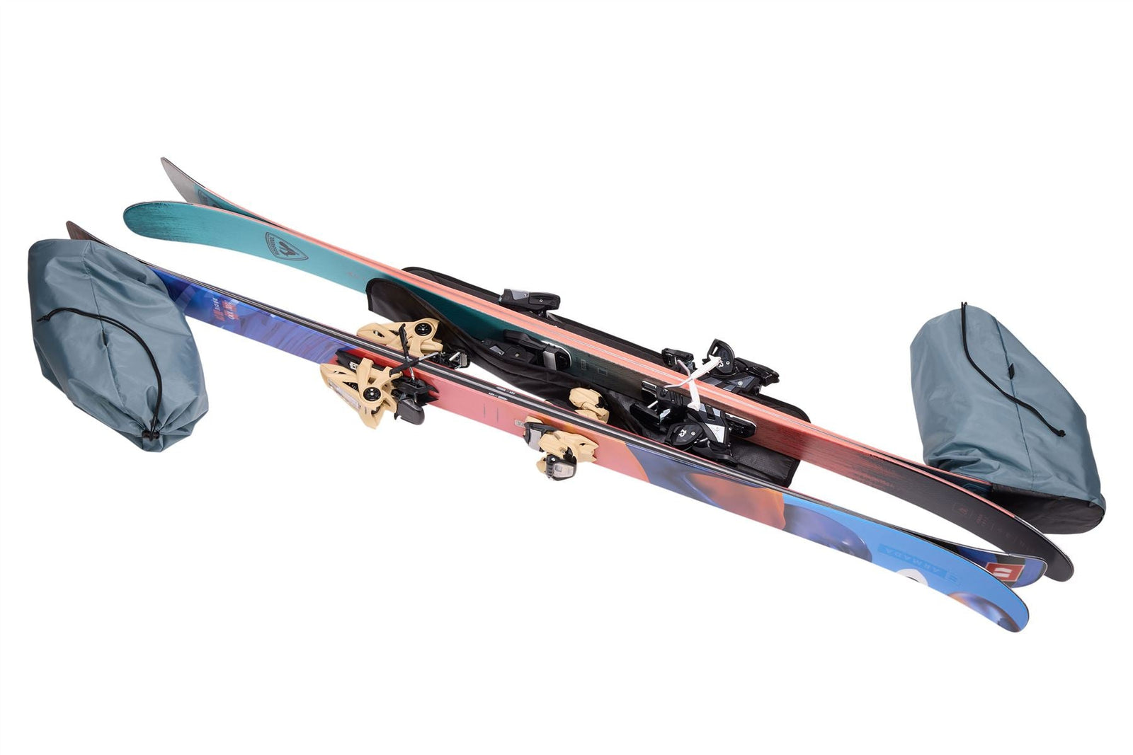 Thule RoundTrip ski roller bag 175 cm Black