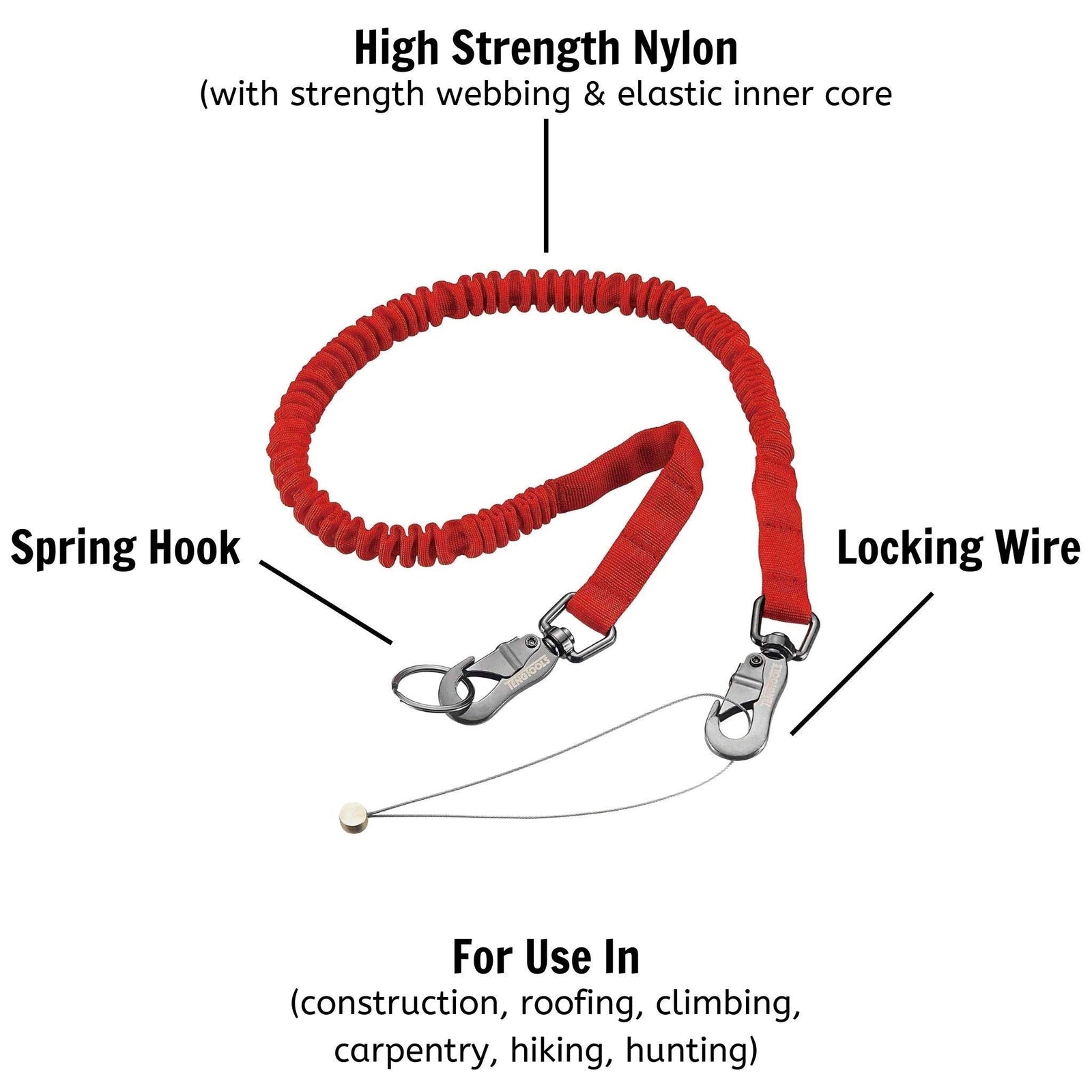 Teng Tools Elastic Strap Swivel Hooks