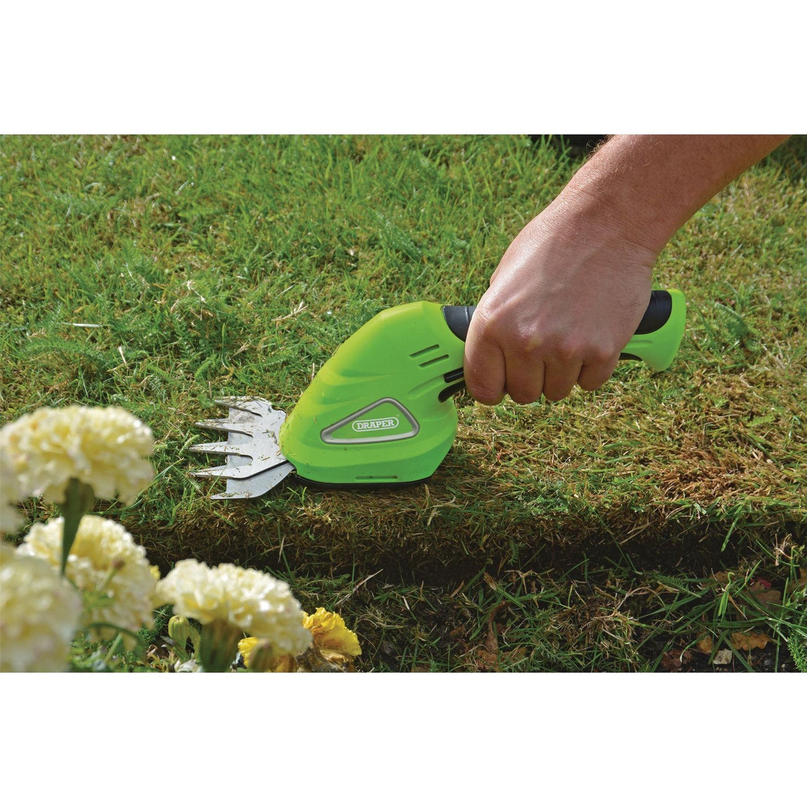 Draper 7.2V Cordless Grass and Hedge Shear Kit 53216
