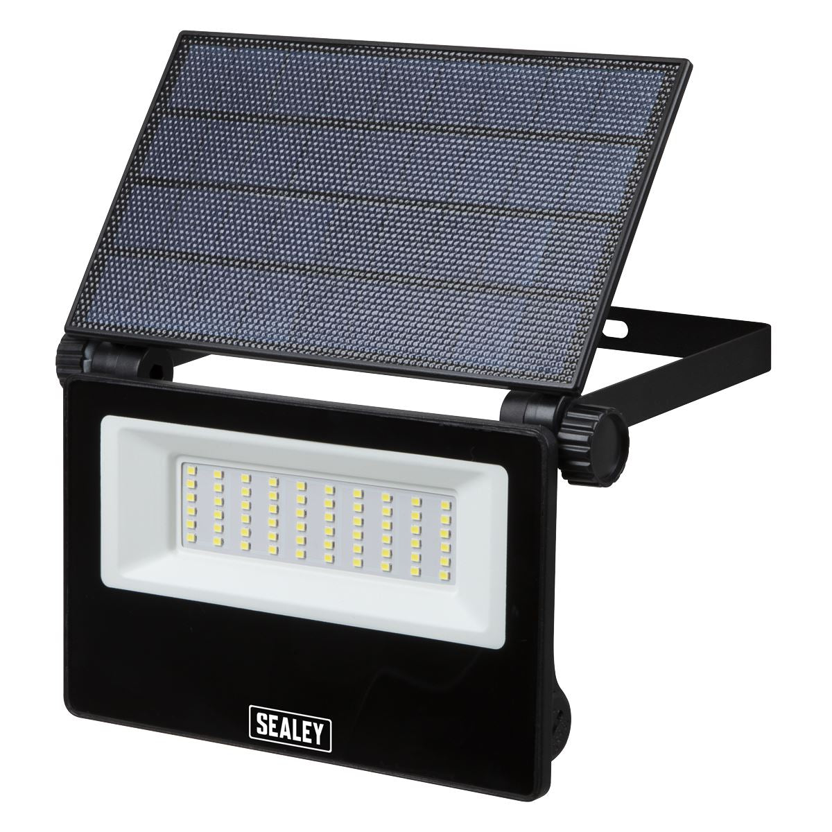 Sealey Extra-Slim Solar Floodlight with Wall Bracket 30W SMD LED LED30S