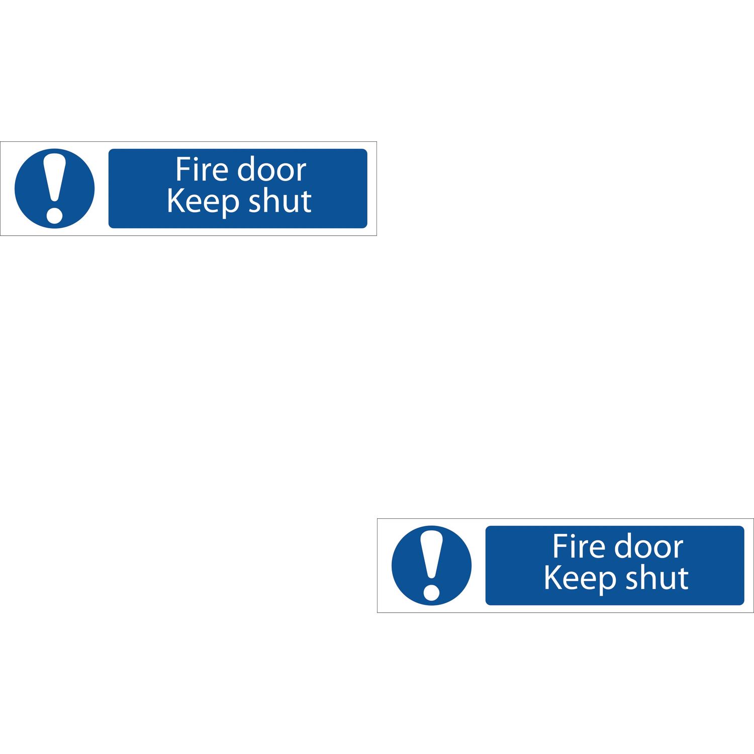 Draper Fire Door Keep Shut - SS61