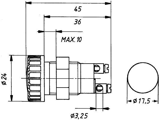 Hella Control Lamp 2AA 008 592-031