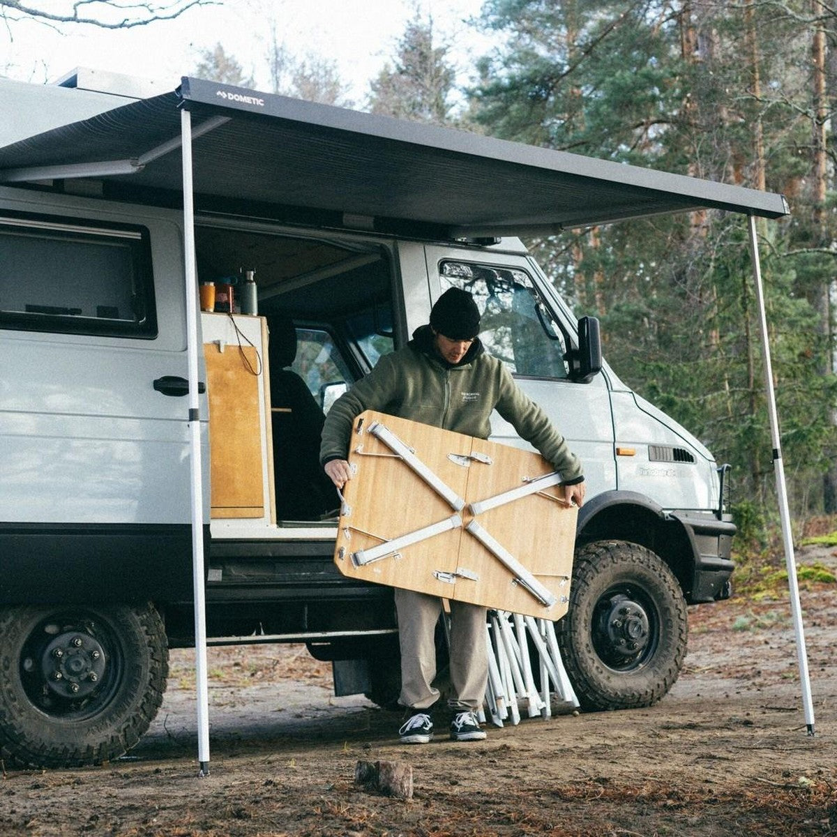Dometic Go Compact Camp Table Bamboo Table