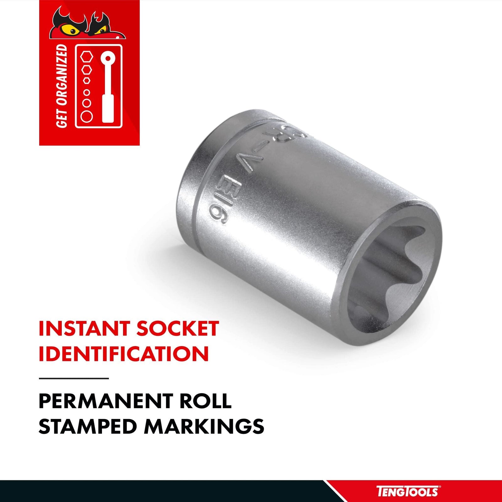 Teng Tools 3/8" TX-E Socket E12