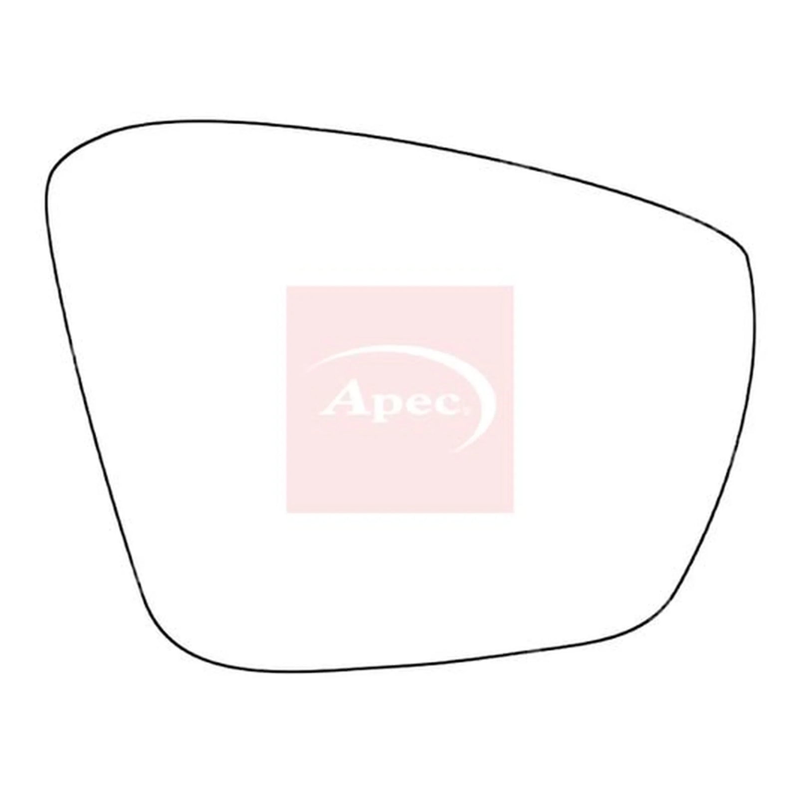 Apec Exterior Wing Mirror Glass Right AMS2186