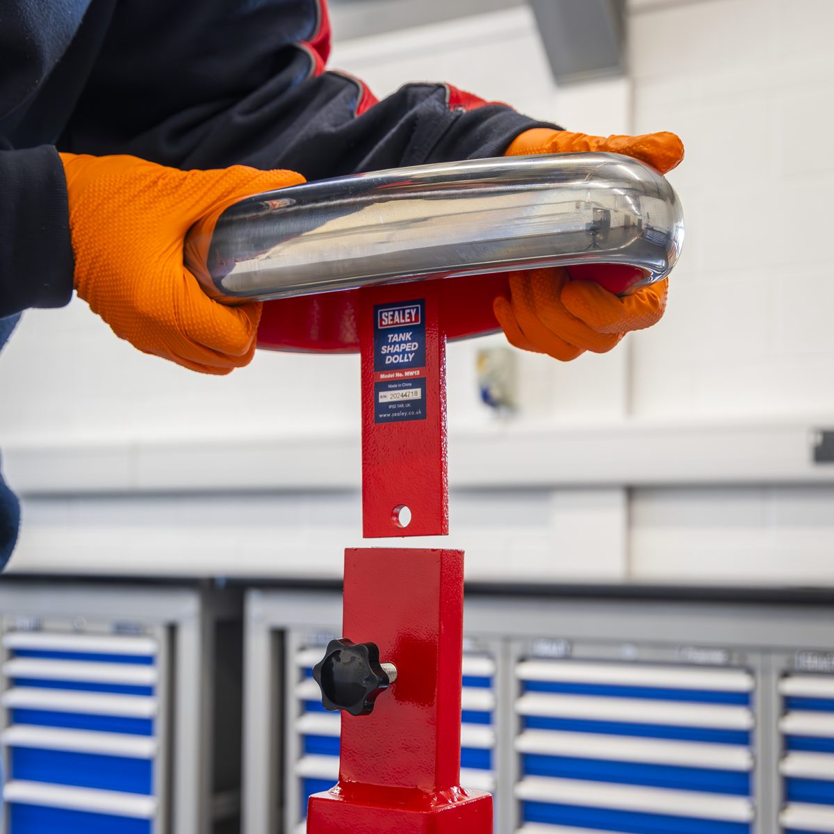 Sealey Tank Shaped Dolly MW13 8.9kg for Bodywork Metal Forming