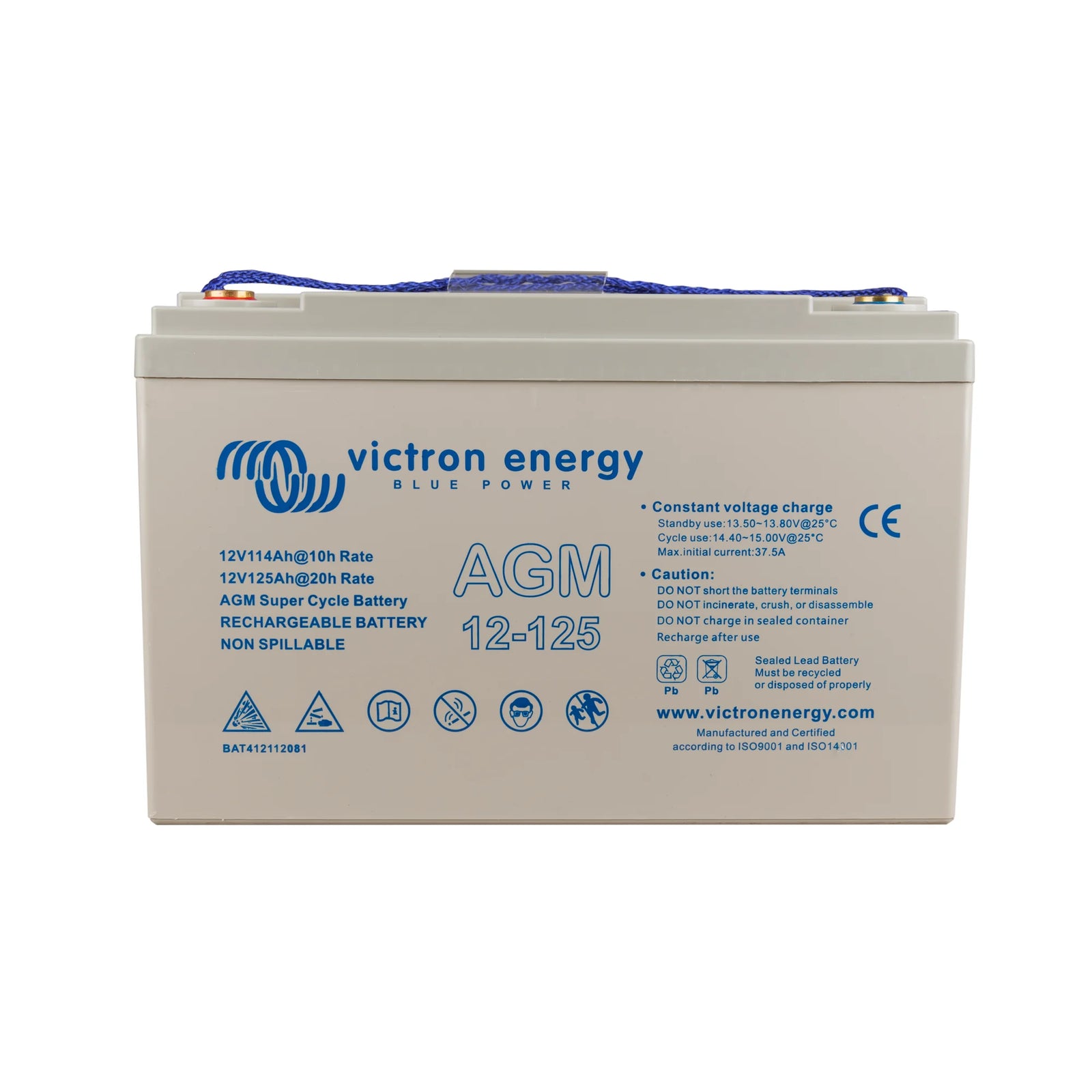 Victron 12V AGM Super Cycle Battery 15Ah