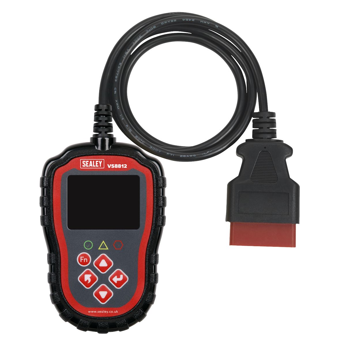 Sealey EOBD OBDII Code Reader Live Data Colour Screen MIL Light Reset